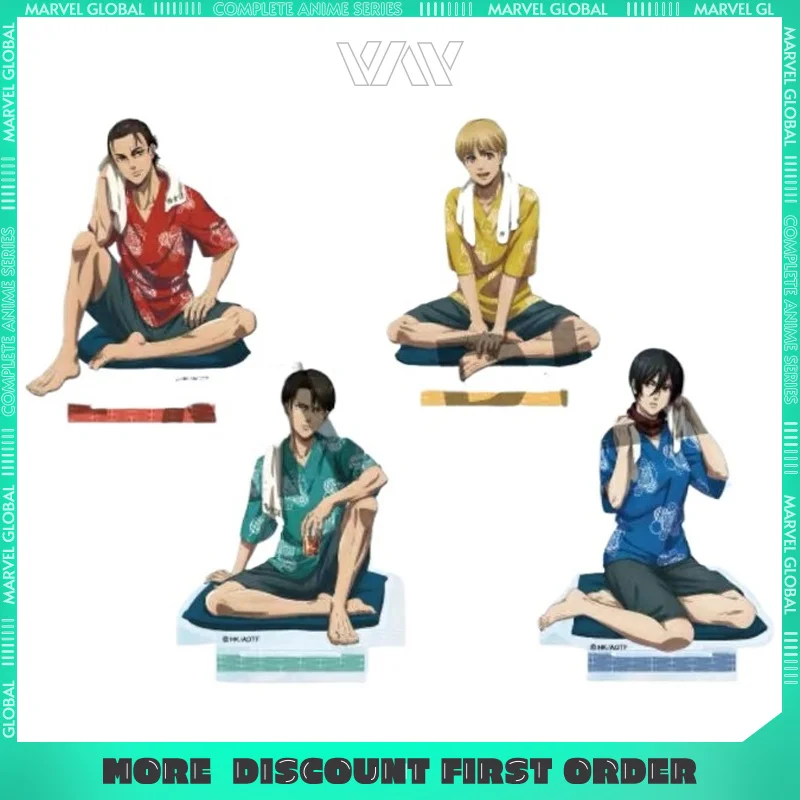 Акриловая подставка «Атака Титанов» Jiroysu Eren Yeager, периферийные устройства аниме, высококачественные украшения для настольного дисплея, подарок для фанатов, игрушка для девочек и мальчиков