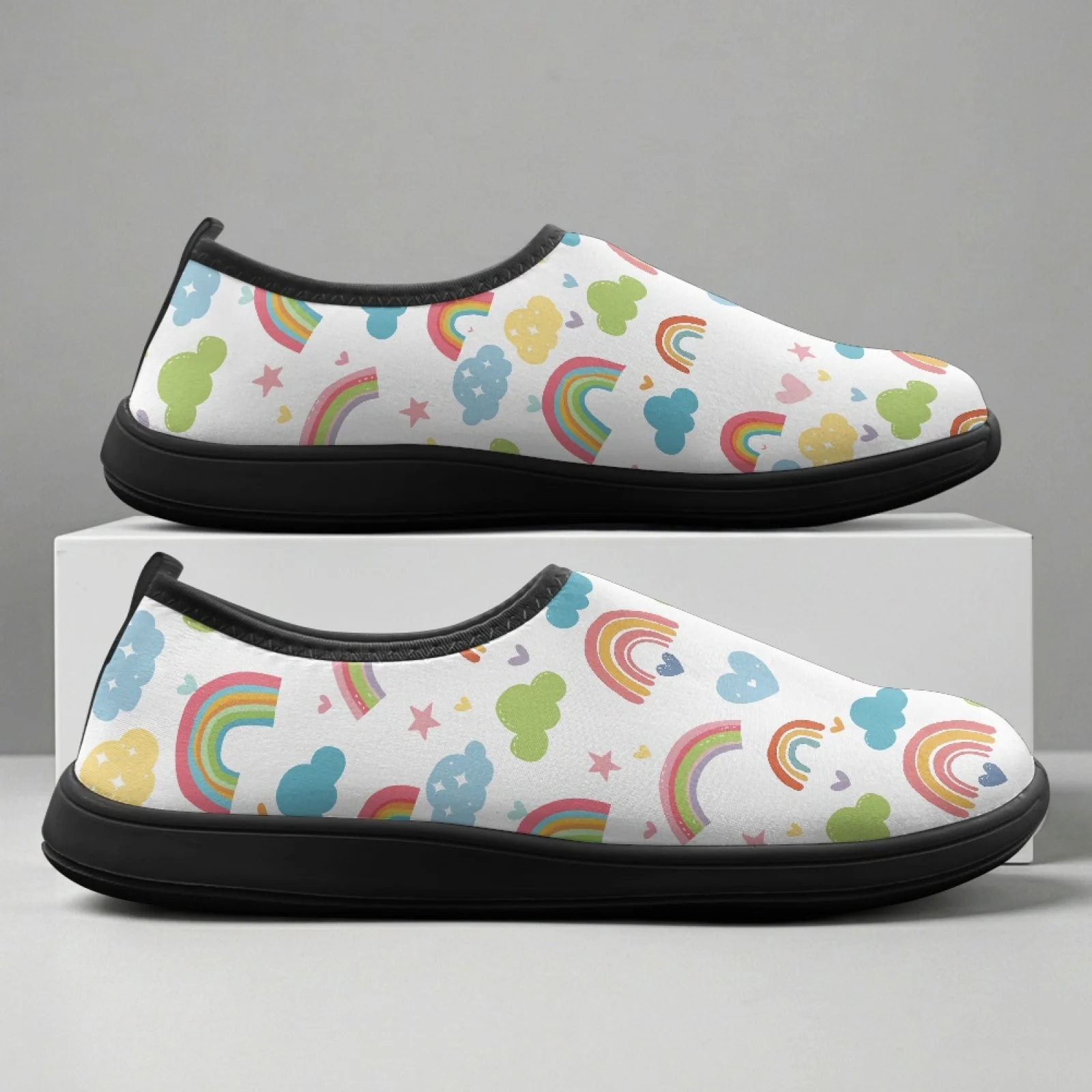 PENSTROLL Rainbow Hike Footwear for Office Polyester & EVA Hiking Shoes Zero Drop Minimalist Sneakers New Arrival