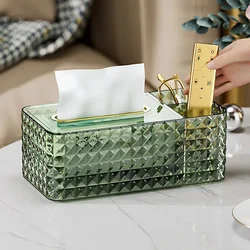 2024 New High End Tissue Box Minimalist Paper Drawing Box Decoration for Living Room Coffee Table Desktop Storage Box Cylinder