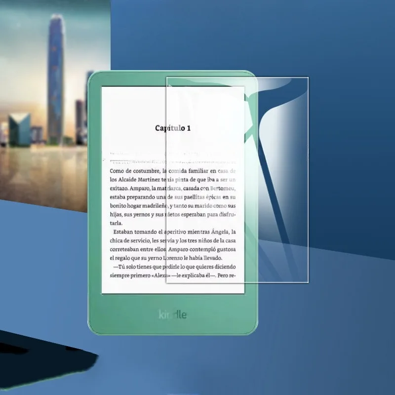 حماية 9H لأمازون كيندل 2024 6 بوصة HD اللوحي واقي للشاشة من الزجاج المقسى لـ أمازون كيندل غطاء كامل طبقة رقيقة واقية