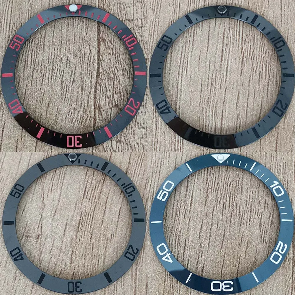 Ceramics Watch Bezels Outer Diameter 38mm Inner Diameter 30.5mm Frosted Bezel Watch Accessories