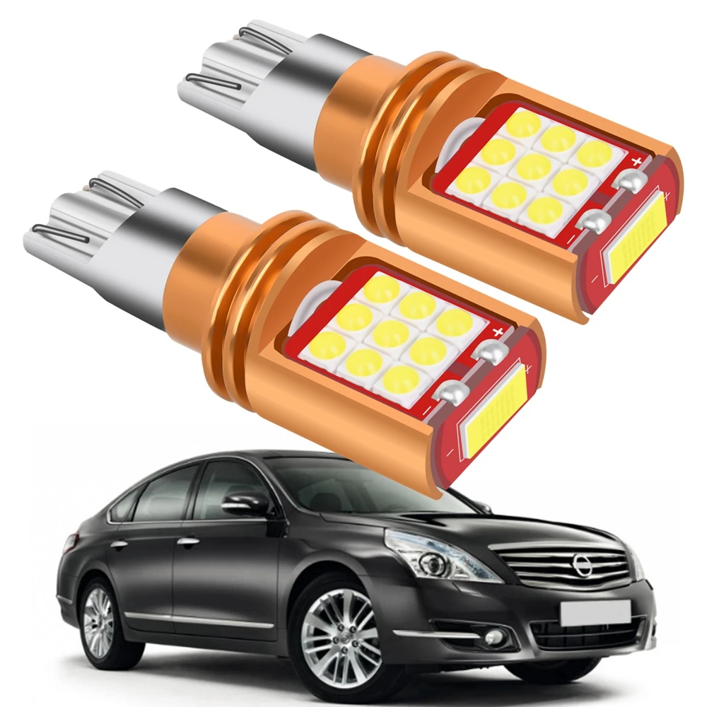 

2PCS T15 LED Bulbs W16W 3570 CSP Car Reverse Lights For Nissan Qashqai J11 J10 X trail Xtrail T32 T31 Juke Note Tiida Leaf Teana