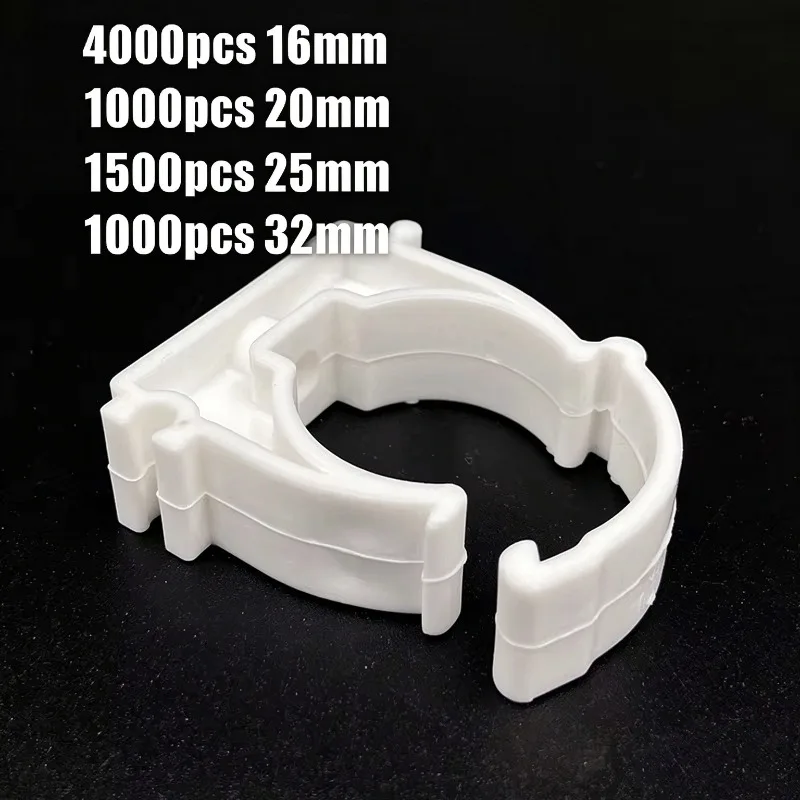 Plastic PPR Clamp Holder 4000pcs 16mm 1000pcs 20mm 1500pcs 25mm 1000pcs32mm