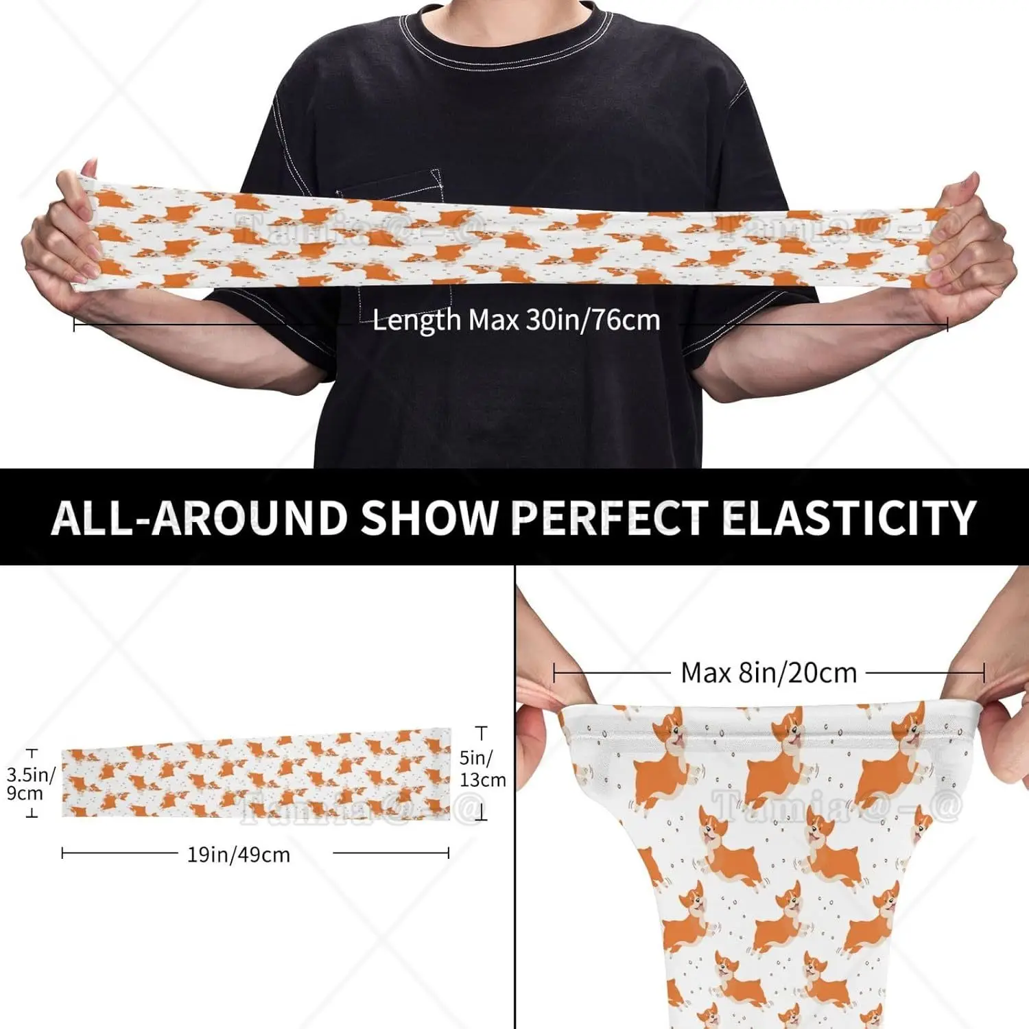 Cooling Arm Sleeves for Men Women Uv Protection Cute Corgi Dog Funny Tattoo Sleeves To Cover Arms Gardening Compression