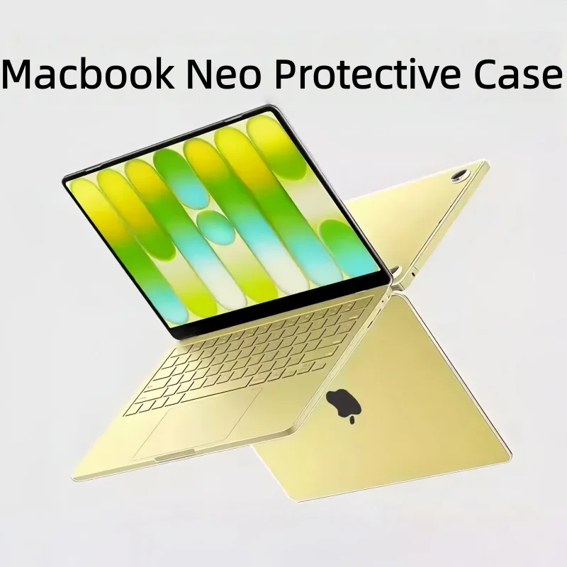 Laptop Case for MacBook Neo Case Touch Coque for 2026 MacBook Neon Case Funda MacBook Neo Skin A18 Pro A3404 Protective Cover