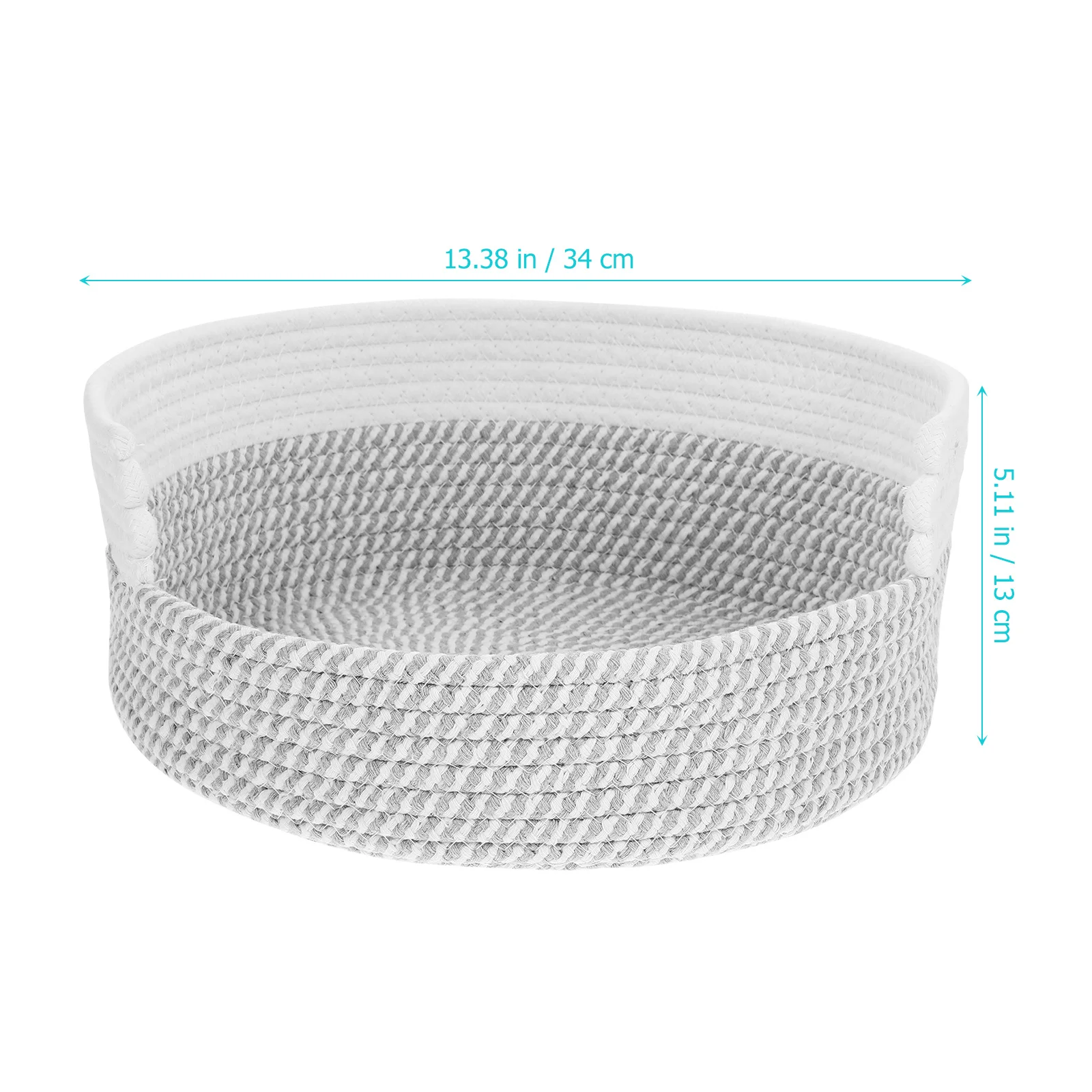 

Indoor Cat Bed Cotton Rope Woven Design Small Cats Washable Cozy Nest Comfortable Resting Cat Cotton Rope Woven Bed