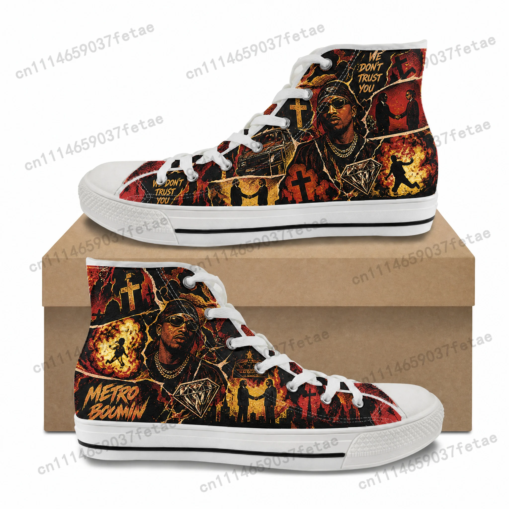 Metro Boomin High Top High Qua - đánh giá và giá Men Shoes Metro