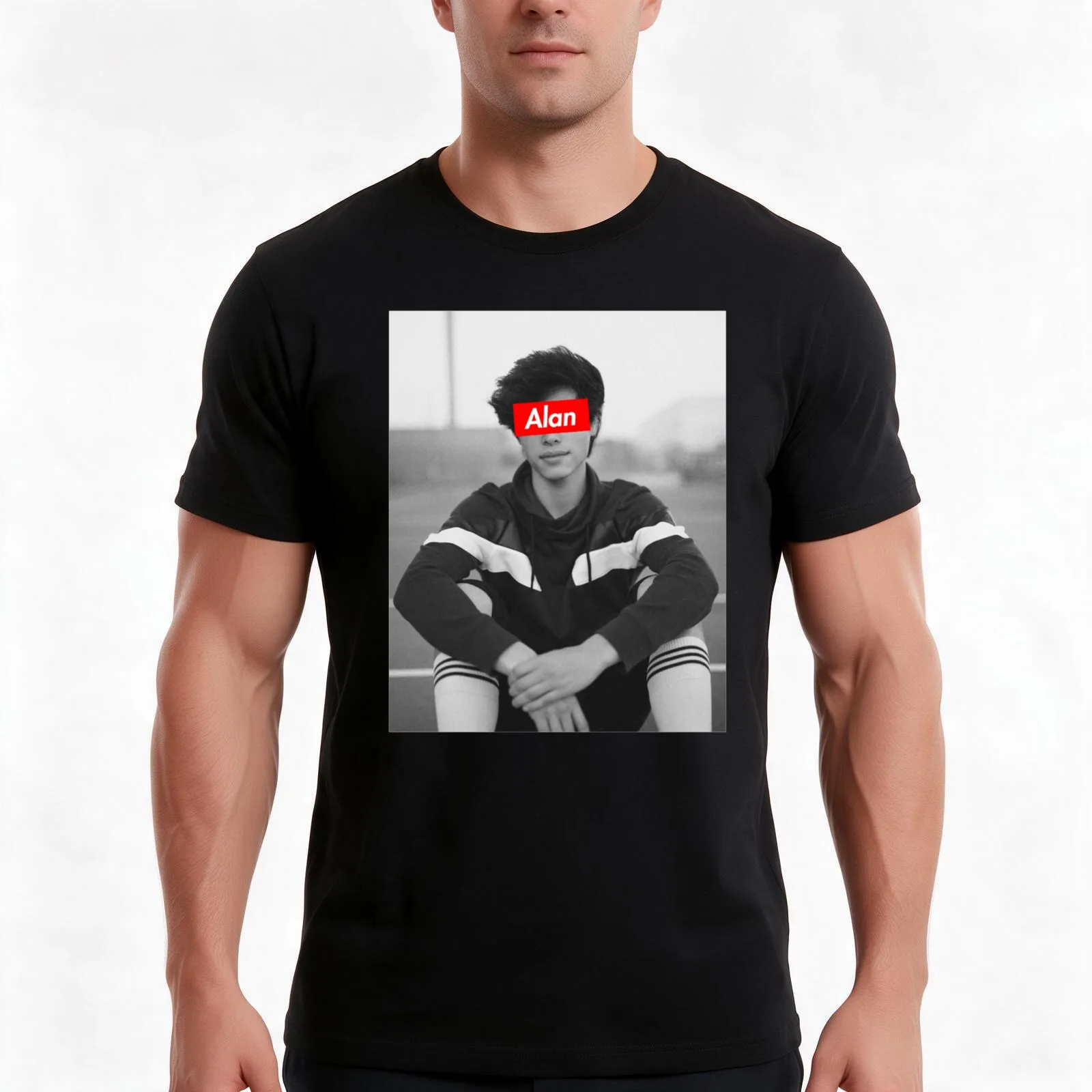 Alan Stokes - Urban Style T-Shirt Summer Casual Cotton Tee Oversized Streetwear Tops Vintage Graphic Print Unisex Men Women