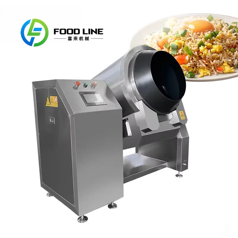 Commercial Cooking Robot with Touch Panel Intelligent Assistant for Hotels and Restaurants Electric Stainless Steel Smart