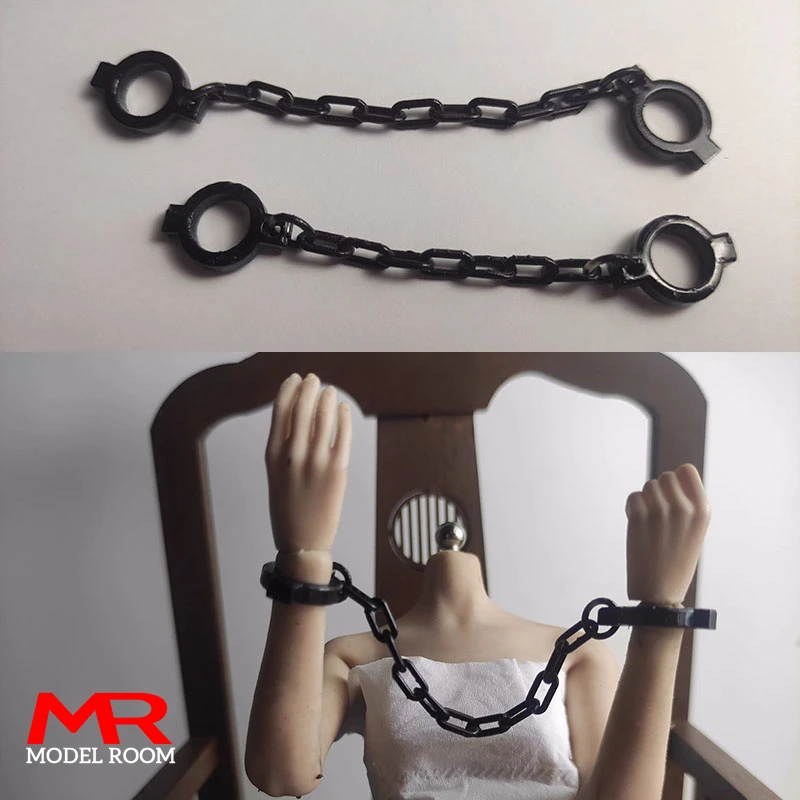 1/6 Scale Soldier Ancient Torture Devices Handcuffs Anklets Model Scene Accessories Props Fit 12\'\' Action Figure Body Dolls