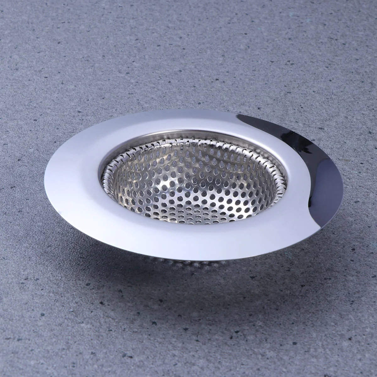 

9cm Kitchen Sink Strainer Stainless Steel Drain Mesh Basket Oval Shape Anti-Blocking Easy Cleaning Durable Rust-