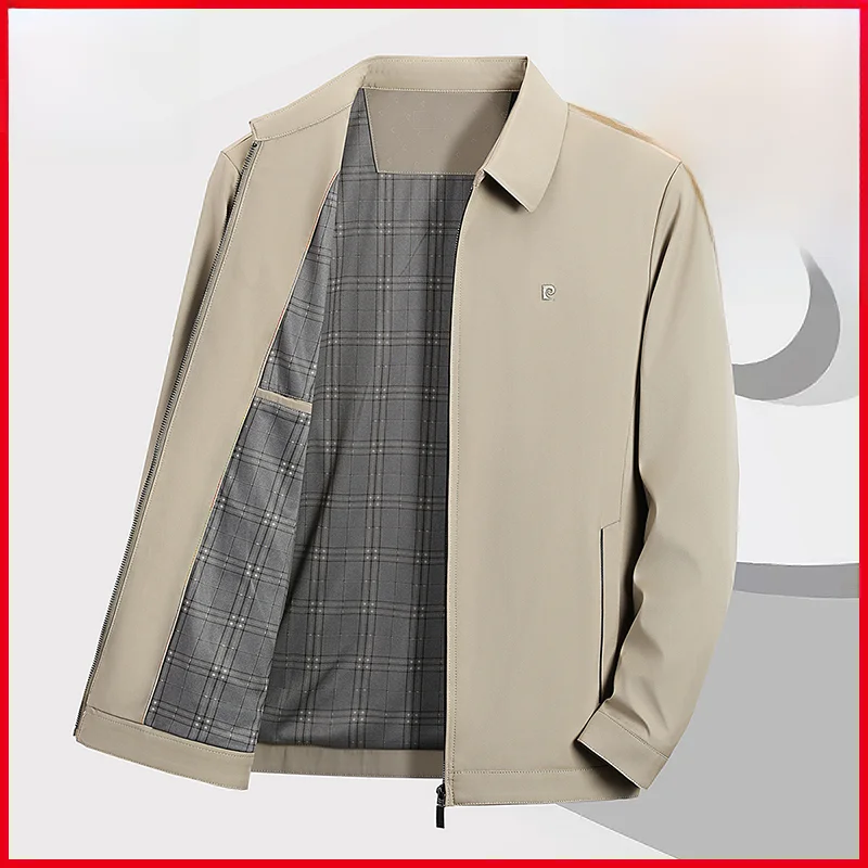 

Мужская куртка Pierre Cardin: легкая, с воротником, повседневная, для мужчин среднего возраста, деловая и для папы