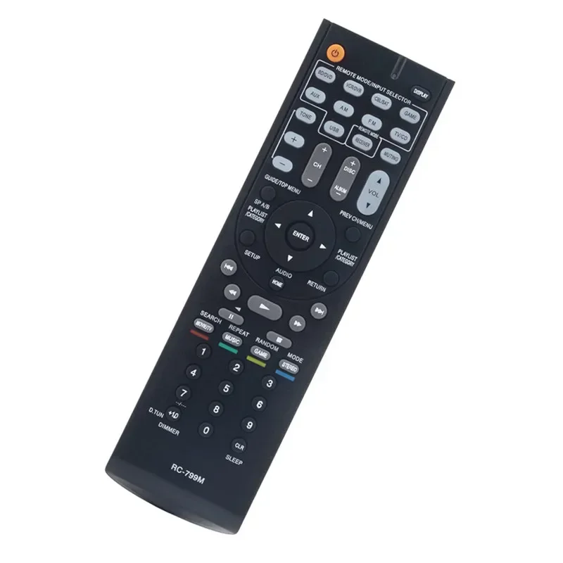 

New RC-799M Remote Control for Onkyo RC799M AV Receiver HT-R391 R558 R590 R591 R548 S5500 RC-834M 738M 812M TX-NR616 TX-NR626