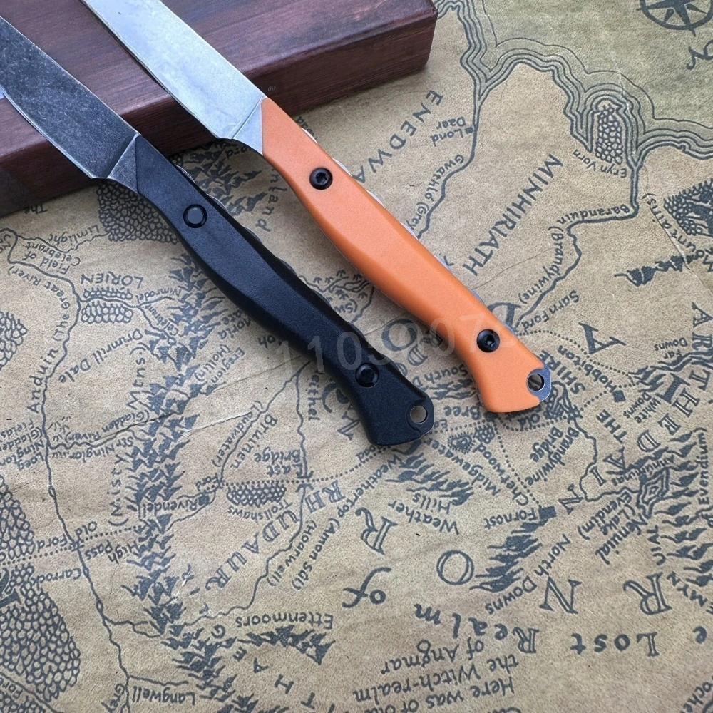 BM 15700 سكين مستقيم صغير CPM-154 الصلب التخييم في الهواء الطلق المحمولة التكتيكية سكين صيد EDC البرية سكينة سرفايفل