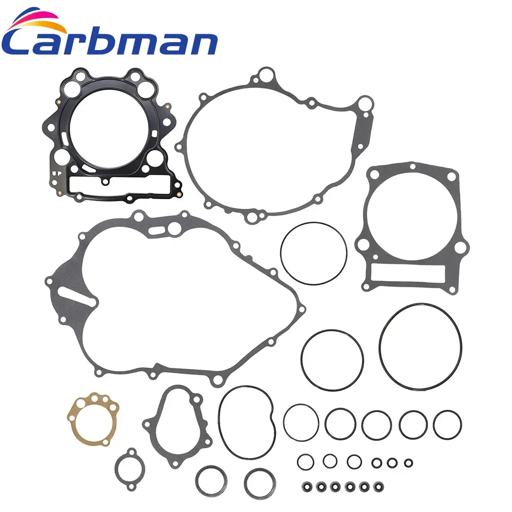 Carbman Top & Bottom End Complete Engine Gasket Kit For Yamaha Raptor 660 660R YFM660R 2001 2002 2003 2004 2005