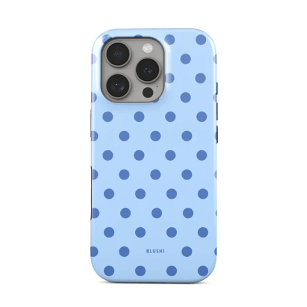 Retro-stijl Polka Dots telefoonhoesje voor iPhone 17 16 15 14 13 12 11 Air Pro Max X XS XR XS Max 7 8 Plus Glansfolie Harde PC hoes