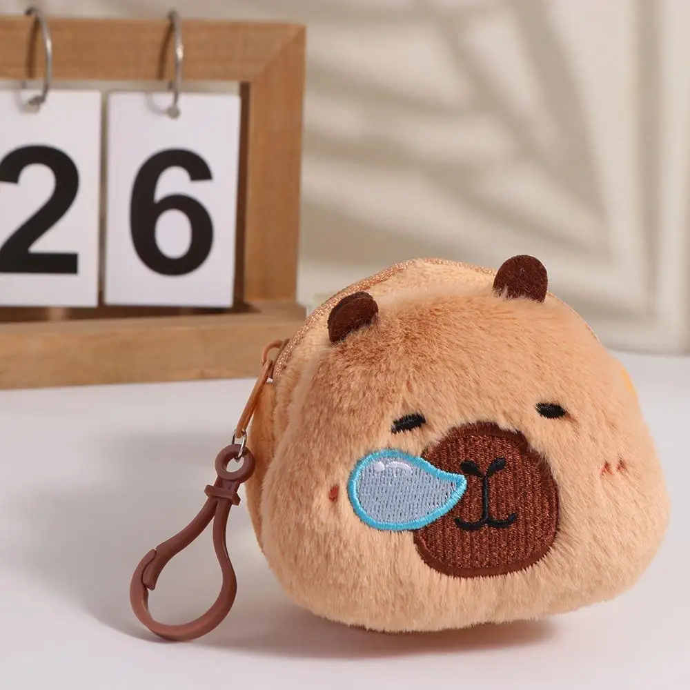 

Zipper Capybara Coin Purse Wallet Bag Pendant Coin Pouch Capybara Purse Bag Protective Case Money Bag Capibara Earphone Case
