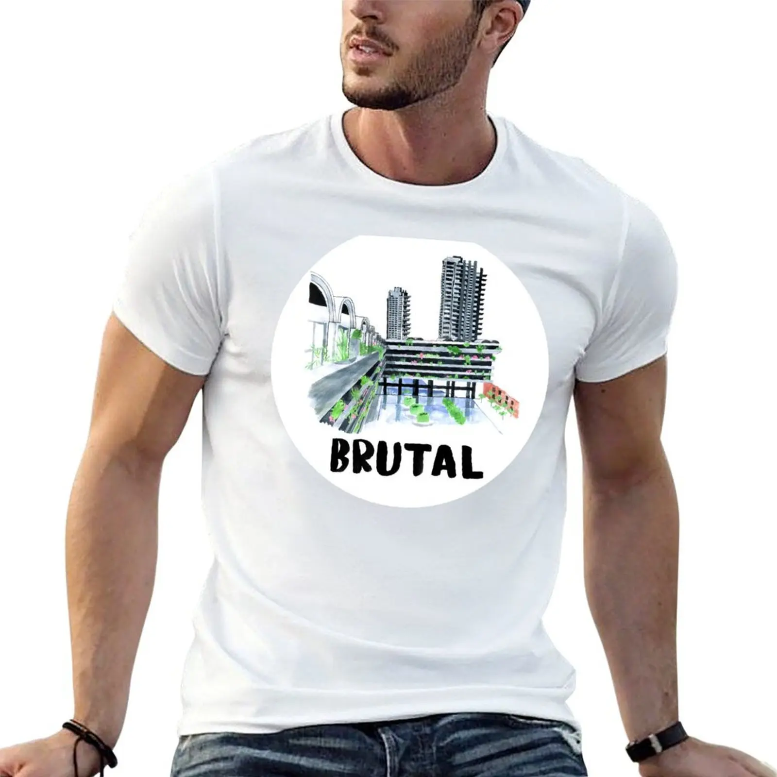 

Brutal Barbican View T-Shirt man t shirt heavy cotton funny t shirts dark humor man t shirts for men T-Shirt