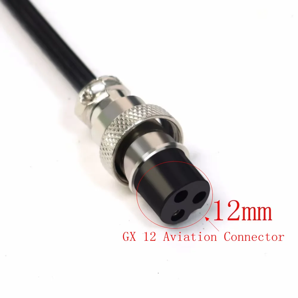 Nabíječka lithiových baterií DC67.2V 2A pro samovyvažovací skateboard a trakaře 60V 10AH 12AH s leteckým konektorem GX12 12mm - náhled 5