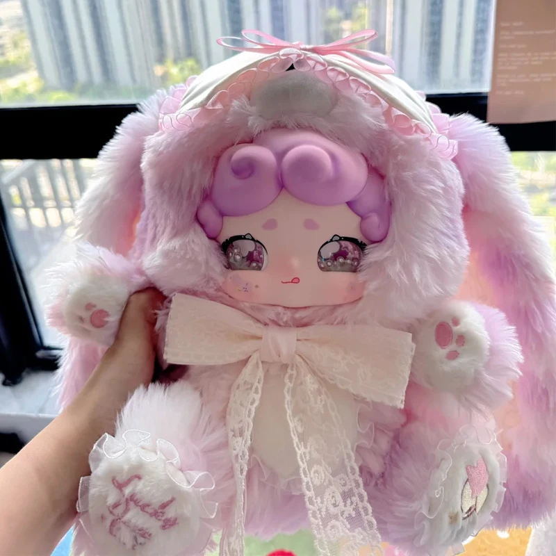 

Lucky Deer Nai Sweet Tea Bunny 600% Series Plush Blind Box Vinyl Face Cute Anime Figure Surprise Box Ornaments Collectible Gifts