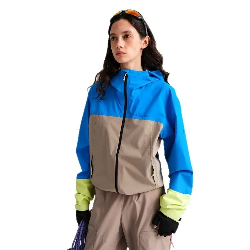 

Colorful Hardshell Jacket Men Women, Windproof Waterproof All-Weather Outdoor Jacket for Hiking Climbing
