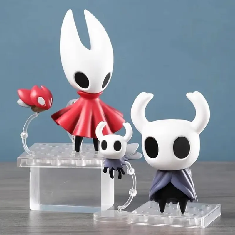 مجسم حركة قابل للجمع في صندوق هولو نايت 2195 #   فارس 2196 #   الدبور سترة صفراء الحرير أغنية Q نسخة الطين الشكل المنقولة