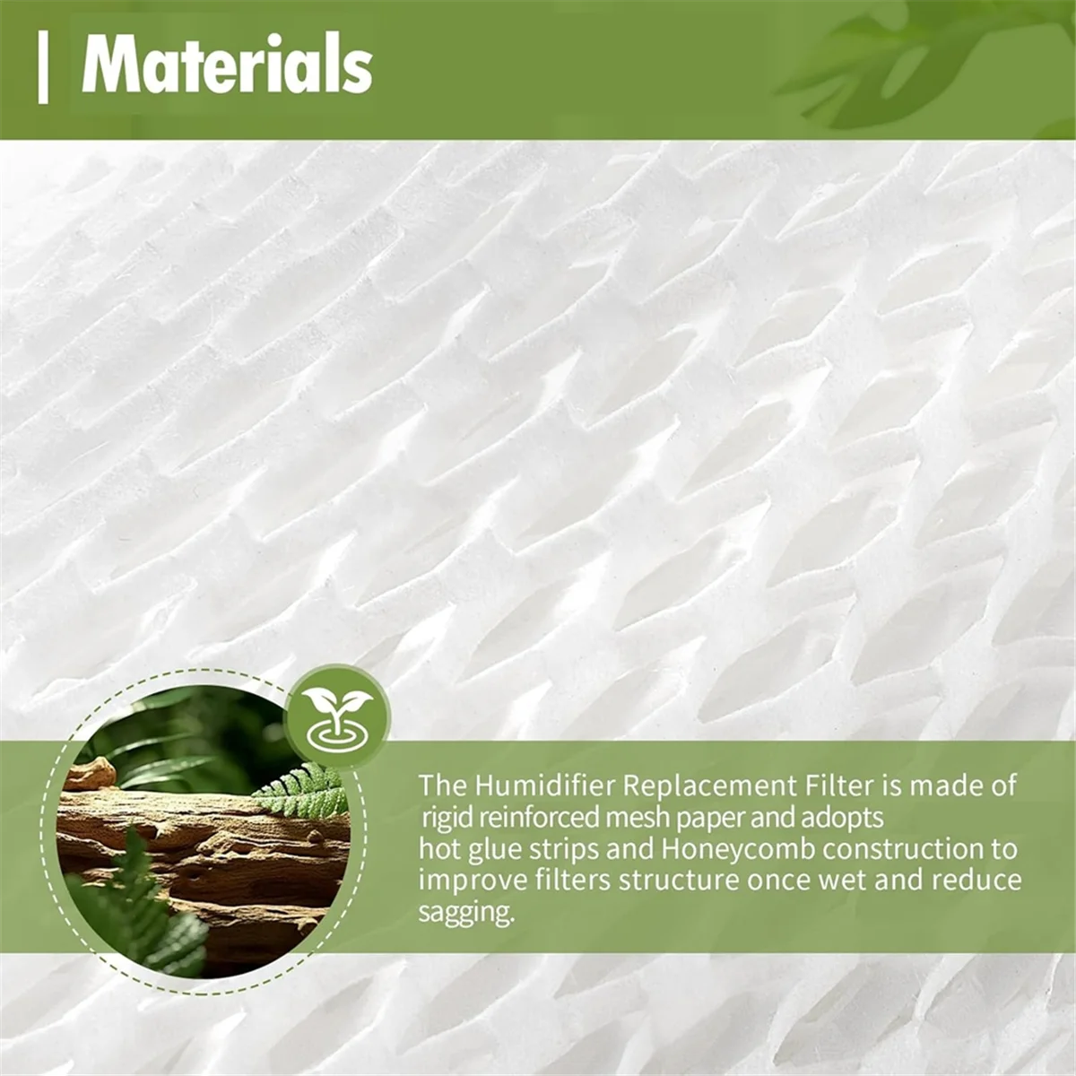 Filtre de remplacement pour humidificateur, 5 pièces, pour auvent, chevet et pépinière, filtre pour humidificateur d'air