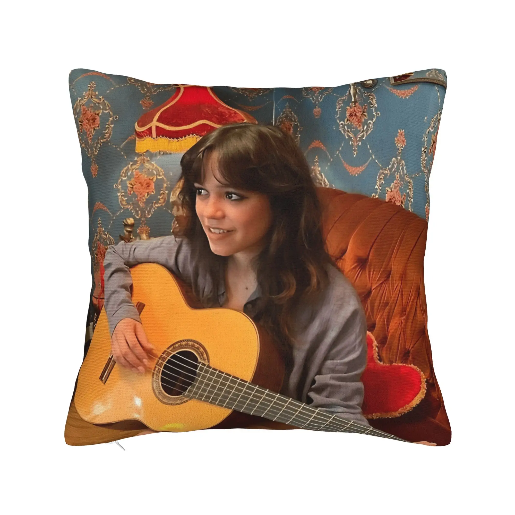 J-Jenna O-Ortega Pillow Case  Soft Pillow Cover For Sofa Bedroom Home Decor Kawaii Pillowcases
