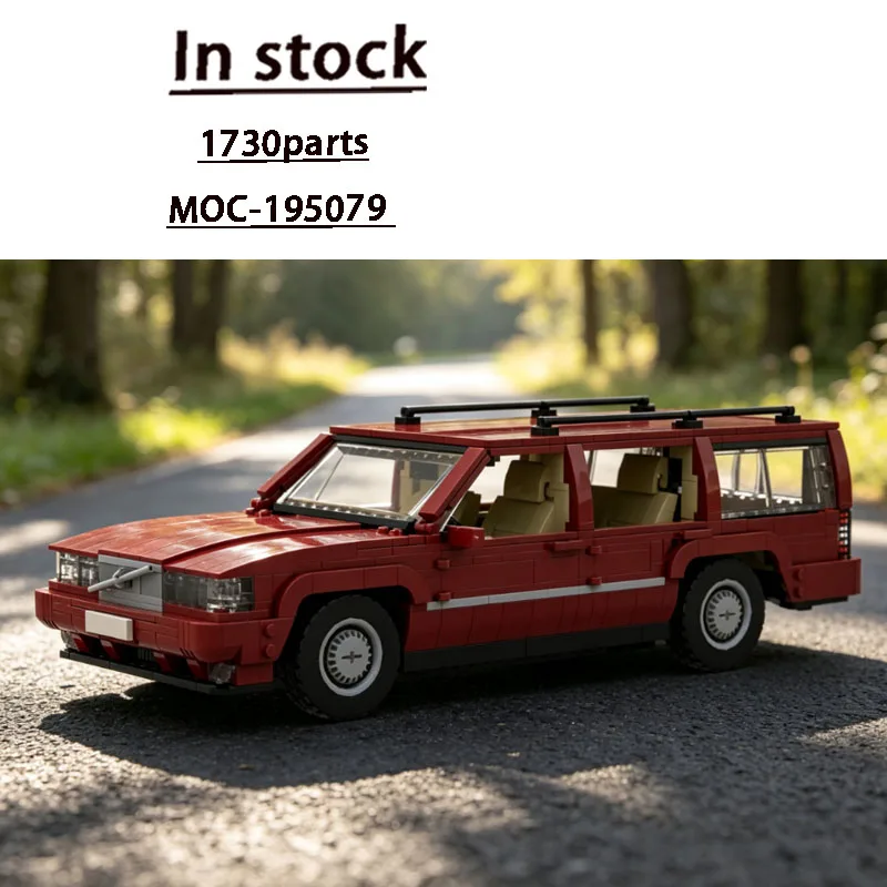 MOC-195079 City Traffic Outdoor Travel Truck Building Block Model, 1730 Pieces, MOC Birthday Educational New Year Toy Gift