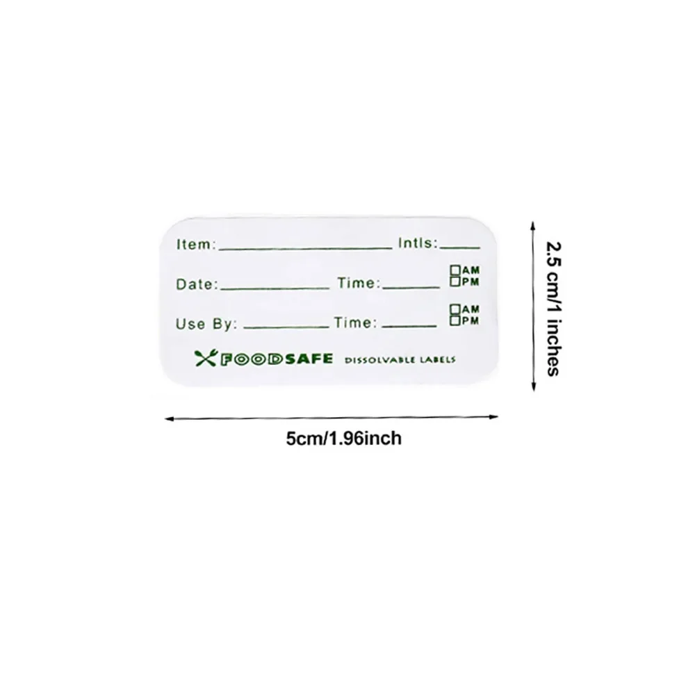 500Pcs/roll Date Food Sticker Labels Stationery Stickers Refrigerator Food Storage Expiration Date Labels