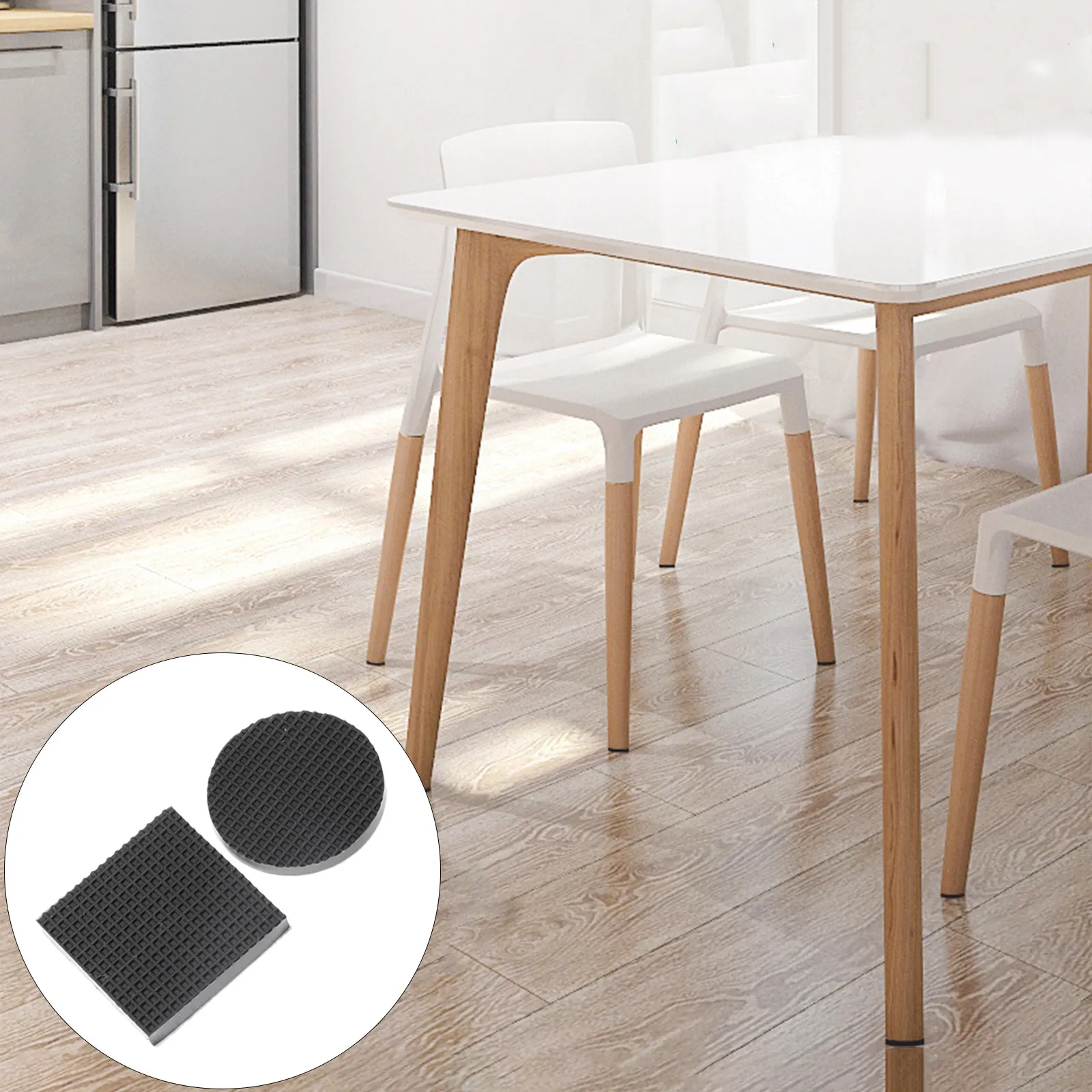 32Pcs Furniture Sliders Anti-Skid Chair Leg Pads Protect Floors Prevent Scratches Silent Glide for Hardwood Tile Laminate