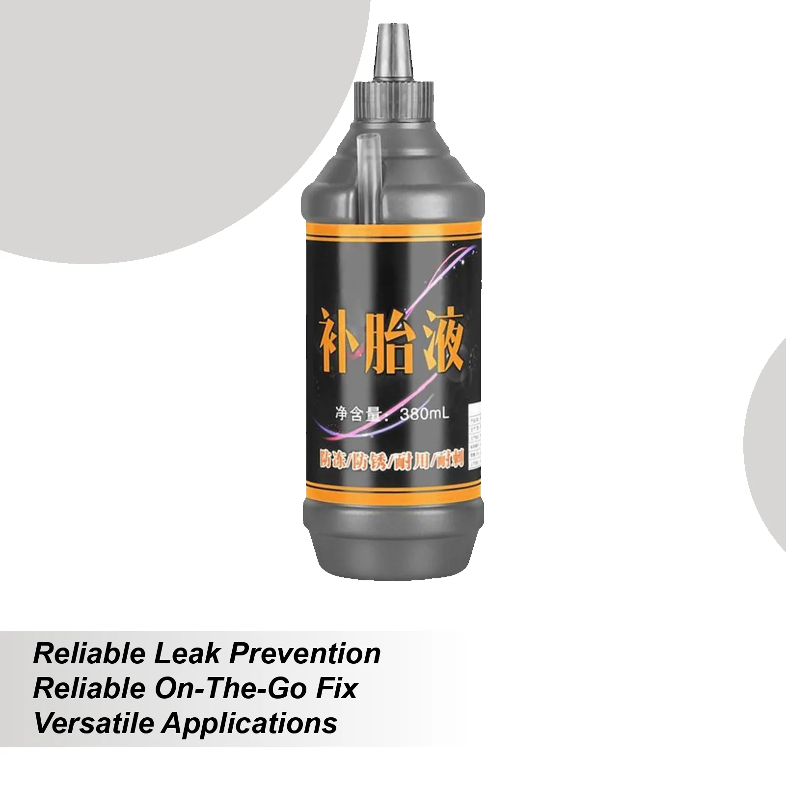 Bike Tire Sealant 380ml Quick Long-Lasting Portable Glue Tire Leak Sealant For Supplies Bicycle Car ATV Tractor Athletic