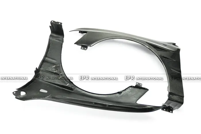 Car-styling Carbon Fiber Front Wider Double Vented Fender Accessories For Mitsubishi Evolution EVO 8 9 Car cover