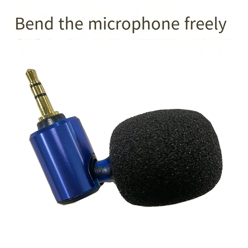 B03B-Video Recording Microphone Mini Condenser Record Interview Vlog Mic For SLR Camera