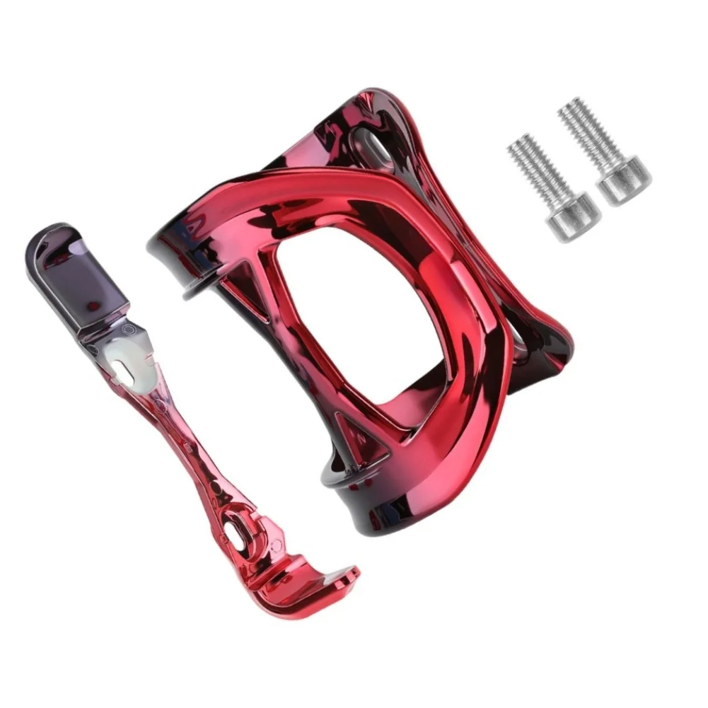 Red PP Bicycle Bottle Cage - Shock Resistant Lightweight Design - Fits Most Bike Frames - 14.5 x 9.5 x 7.3 cm Dimensions