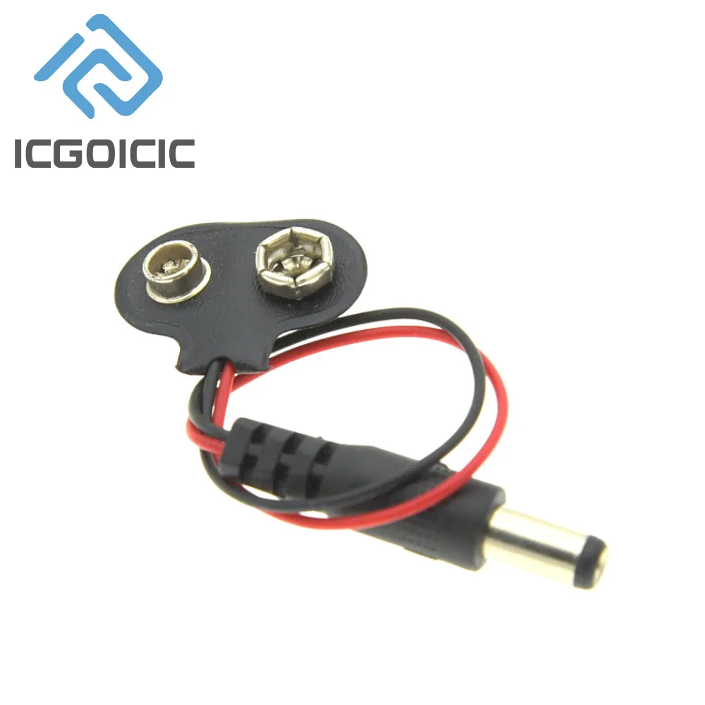 1/5/10pcs 9V DC Battery Power Cable Plug Clip Barrel Jack Connector For Arduino UNO R3 Mega2560 DIY image 3