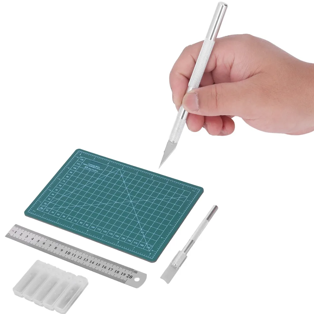 28pcs Double Sided Fabric Cutting Mat Grid Cutting Board DIY Crafts Paper Carving Mat Craft Cutting Board Quilting Projects