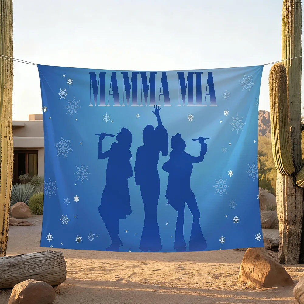 TV Mamma Mia Flagge zur Dekoration, für Picknick im Freien, zum Aufhängen, für Zuhause, Camping, Party, Banner