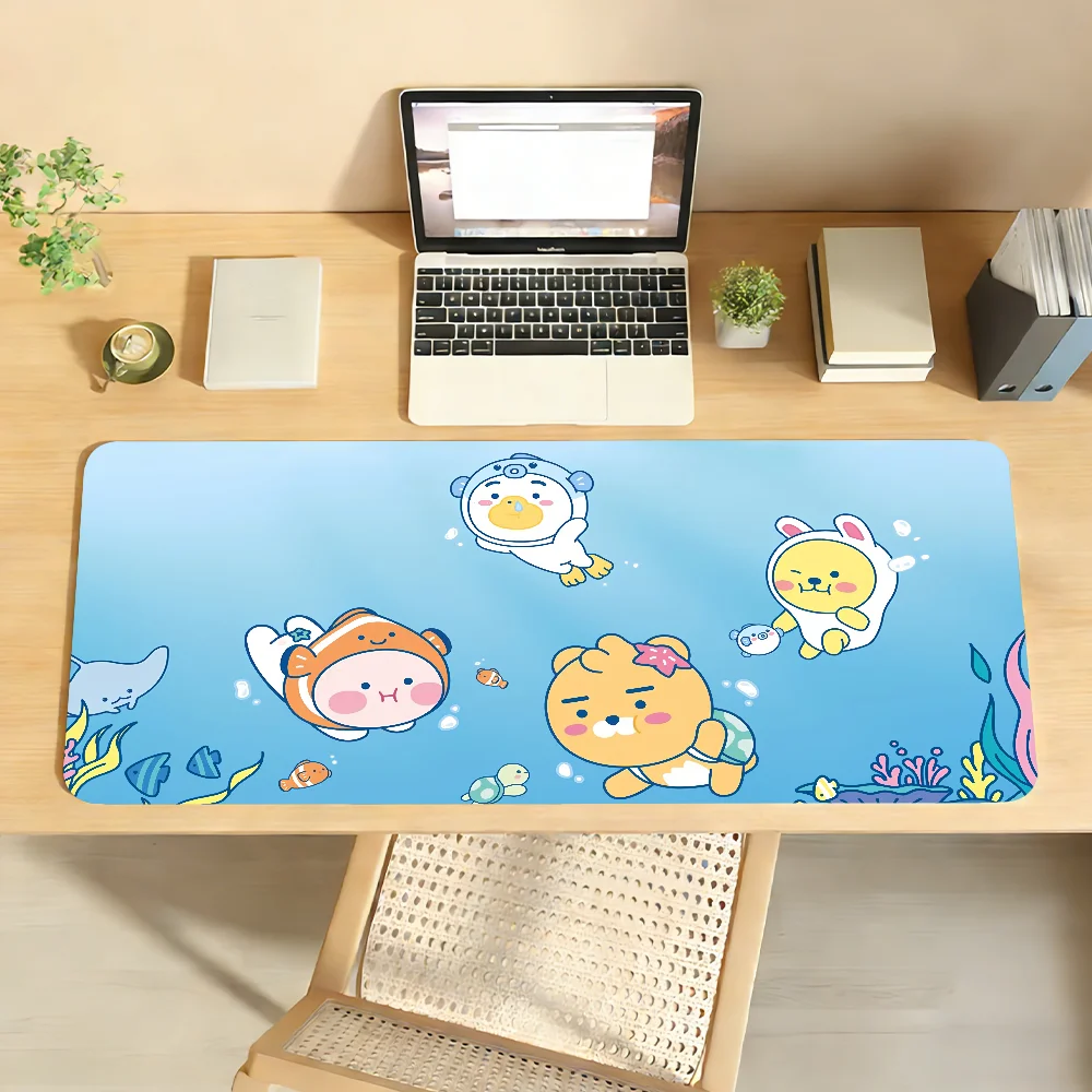 Cute K-Kakaos Cartoon F-Friends Mouse Pad Non-slip Desk Mat PC Laptop Accessories Rubber Office Keyboard Large Gamers Decoracion