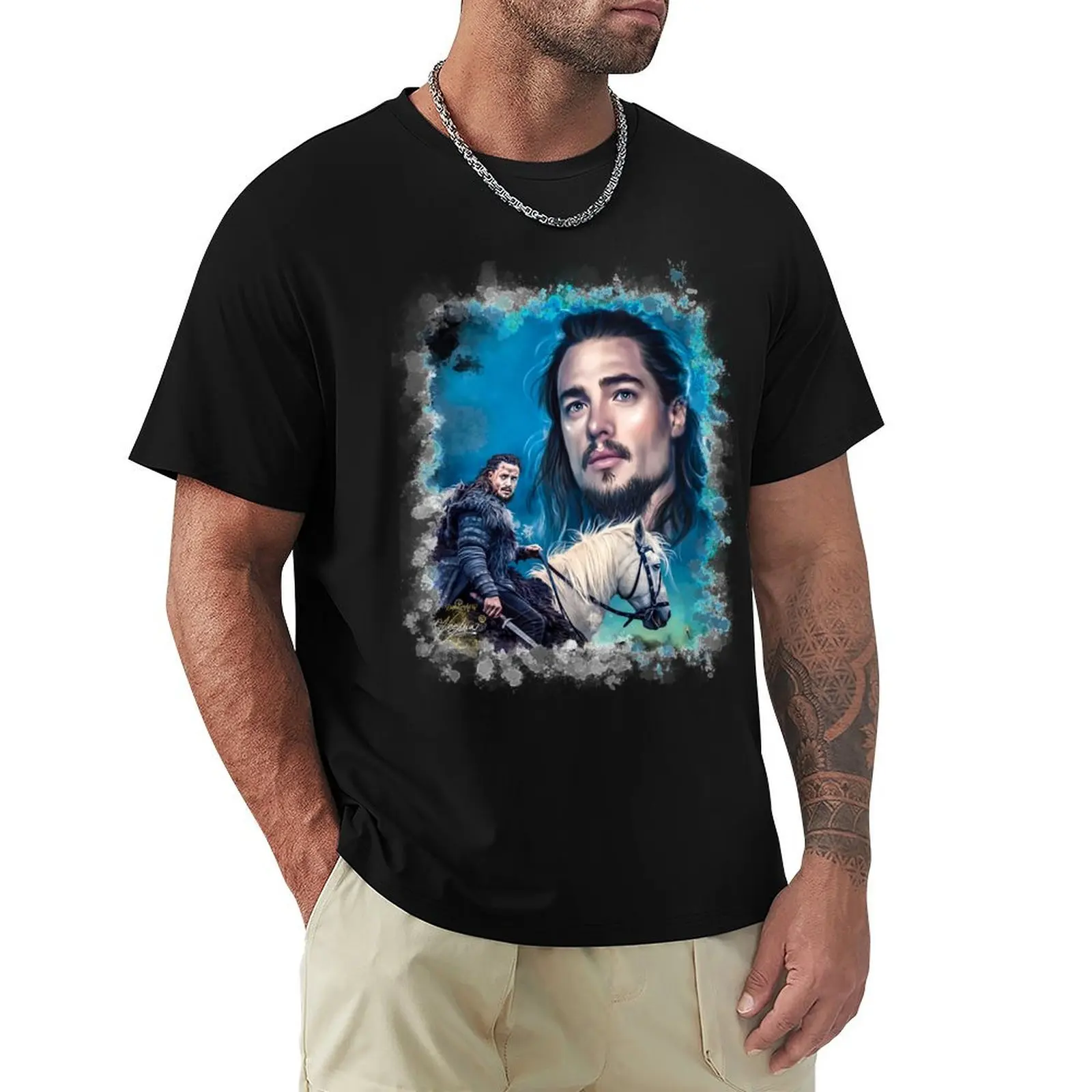Great Rewards Uhtred Of Bebbanburg Graphic For Fan T-Shirt Casual Light Summer Short Sleeve Top