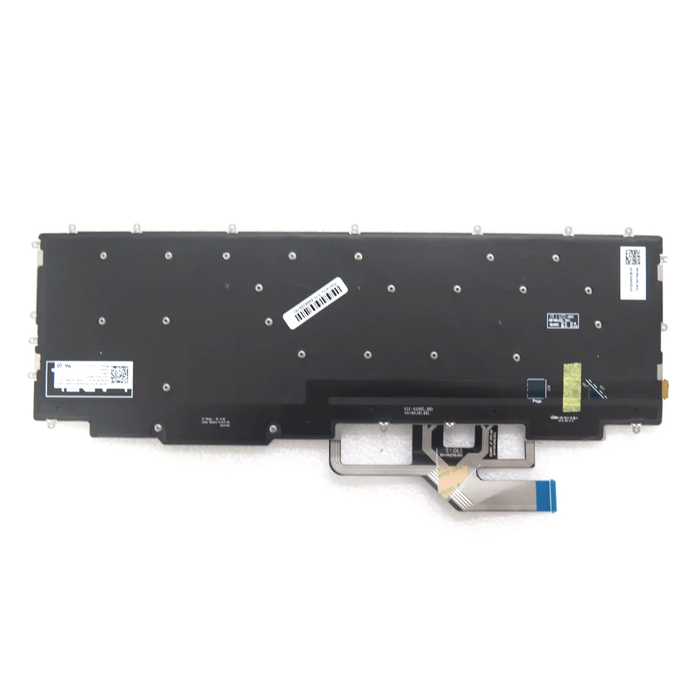 UK JP Laptop Keyboard For Alienware M17 R3 / M17 R4 0KT4FX KT4FX 0DFH00 DFH00 06VYDX 6VYDX Japanese With 4-Zone RGB Backlit