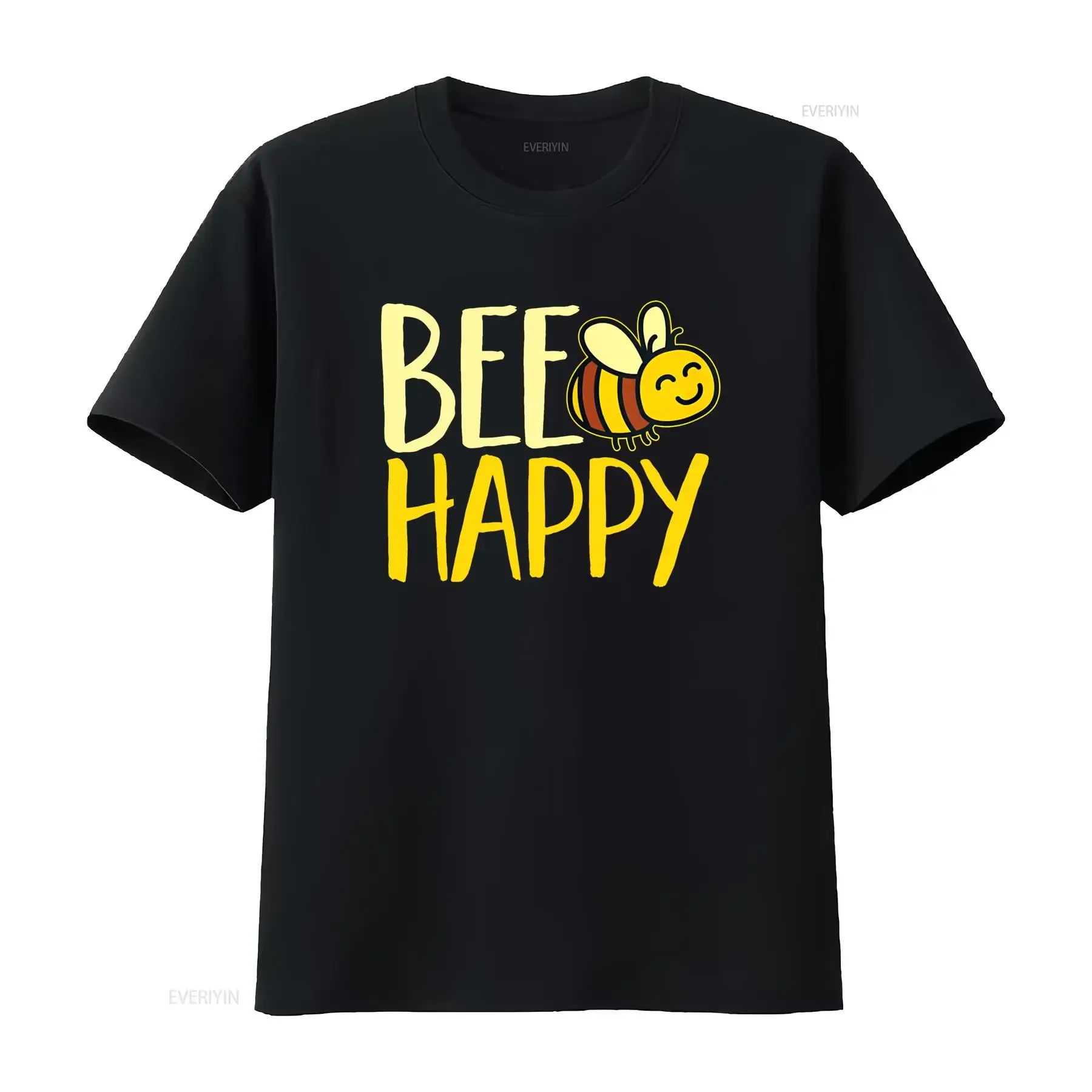 

Женская футболка Bumble Bee Cute Happy, винтажная, мягкая, универсальная, стильная, модная, слегка дизайнерская одежда, удобная унисекс