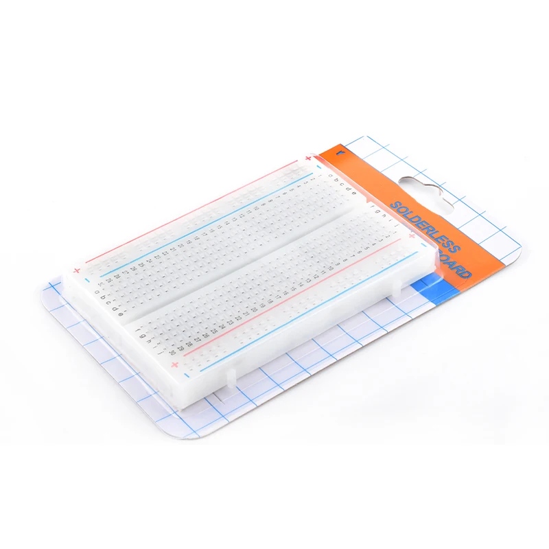 Snvi Breadboard 400/830 Tie-Points MB102 Solderless Bread Board PCB Universal Prototype Circuit Board DIY Test Board for Arduino image 2