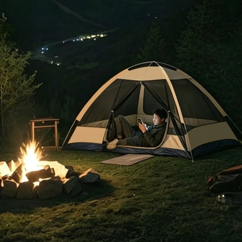 

Ultra-Light Portable Mosquito-Resistant Mesh Tent Camping Park Beach Fishing Outdoor Shelter Easy-To-Open Single-Room Summer ...