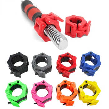 Grampos Barbell de Liberação Rápida, Barbell Collars, Clips para Halterofilismo e Treinamento de Força, Spin Lock, 1PC, 25mm, 50mm