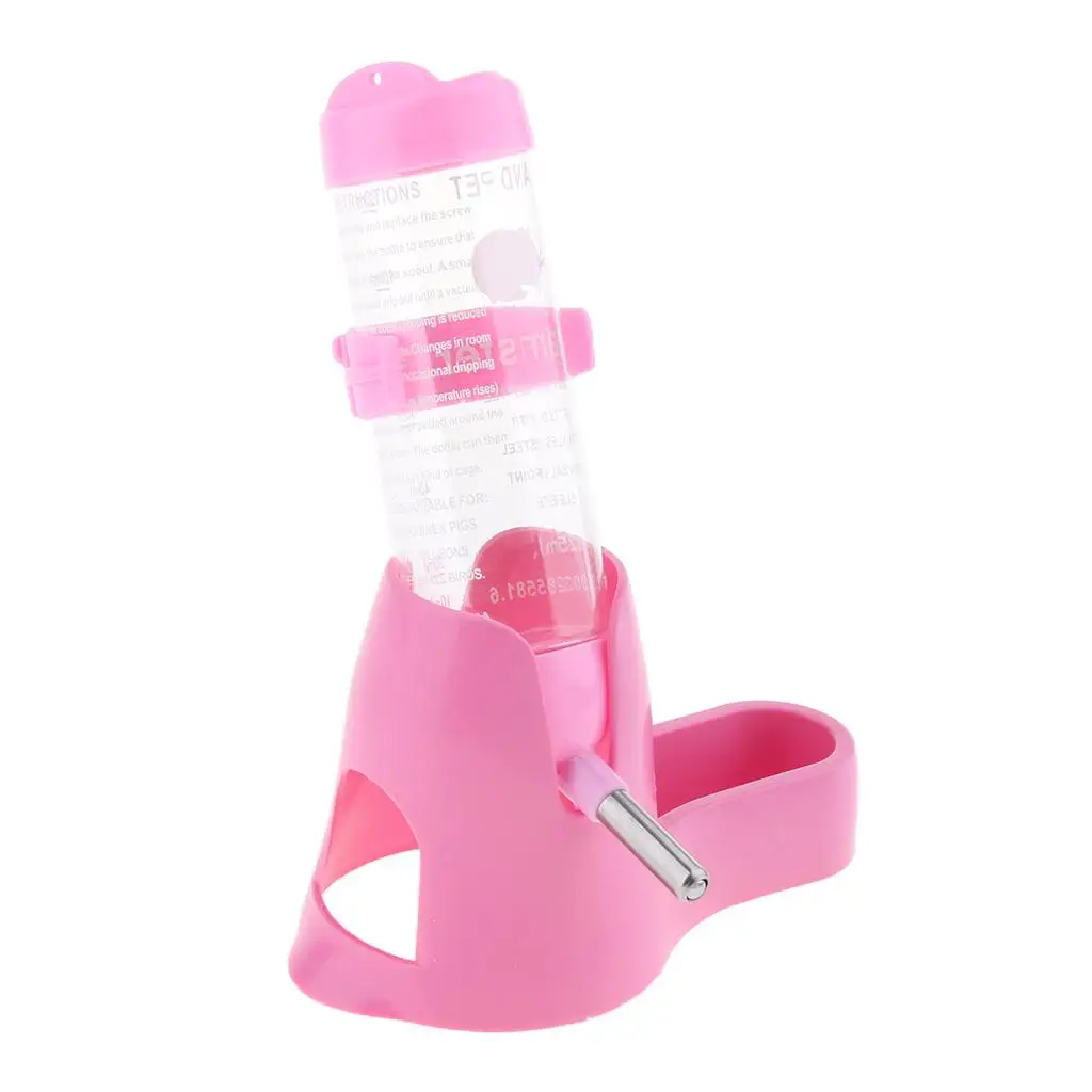 Automatic Pet Food Feeder and Water Bottle Set Durable Plastic for Small Animals Cage Accessories
