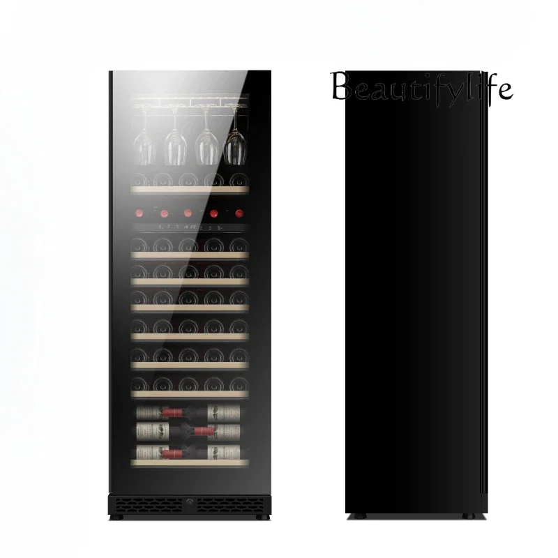 

Wine cabinet constant temperature and humidity household embedded compressor vertical fresh-keeping refrigerator