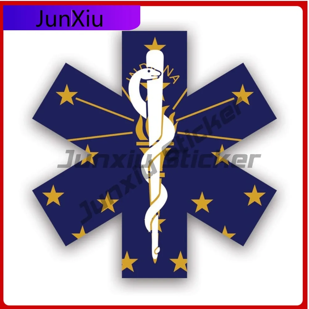 

Indiana Star Of Scratch Resistant Weather Resistant Classic For Truck Laptop Car Body Removable No Residue Decoration Bumper