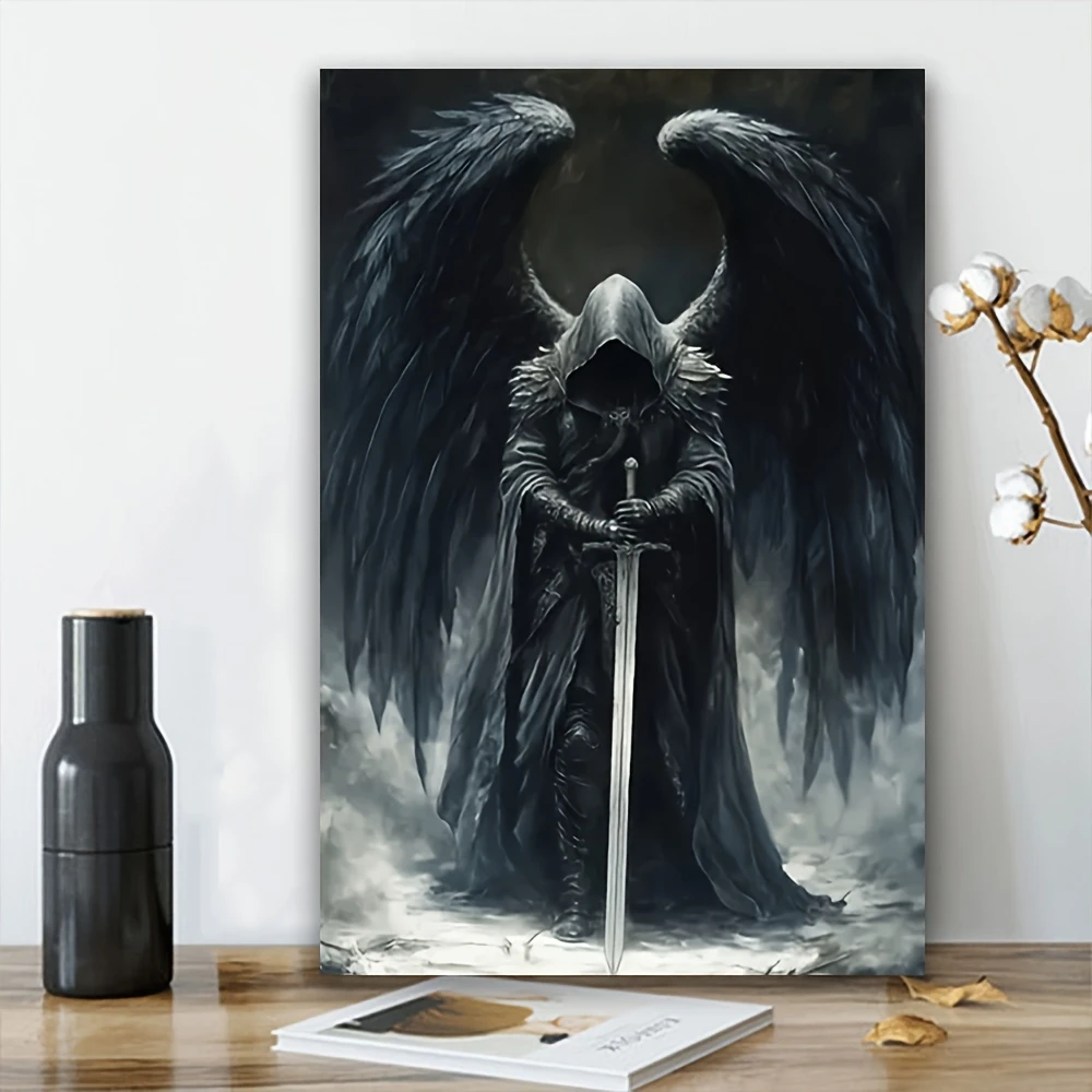

Gothic Angel Warrior 500/1000/1200/2000 PCS Jigsaw Puzzles Family Activity Games for Gameroom Bedroom Gifts Home Decor