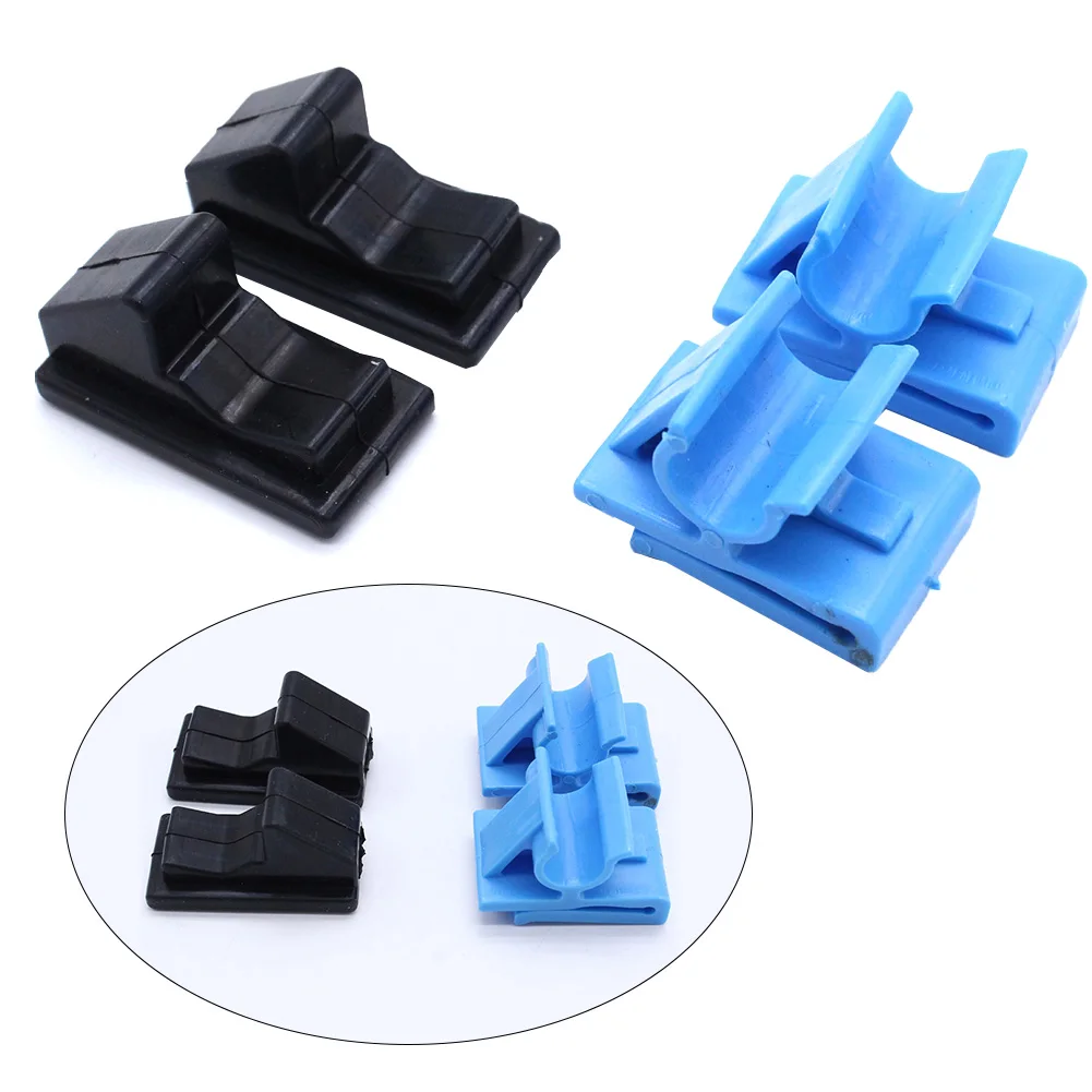 

High Quality Glove Box Hinge Black + Blue Bumpers Stoppers Car Accessories Durable Interior Plastic Replacement